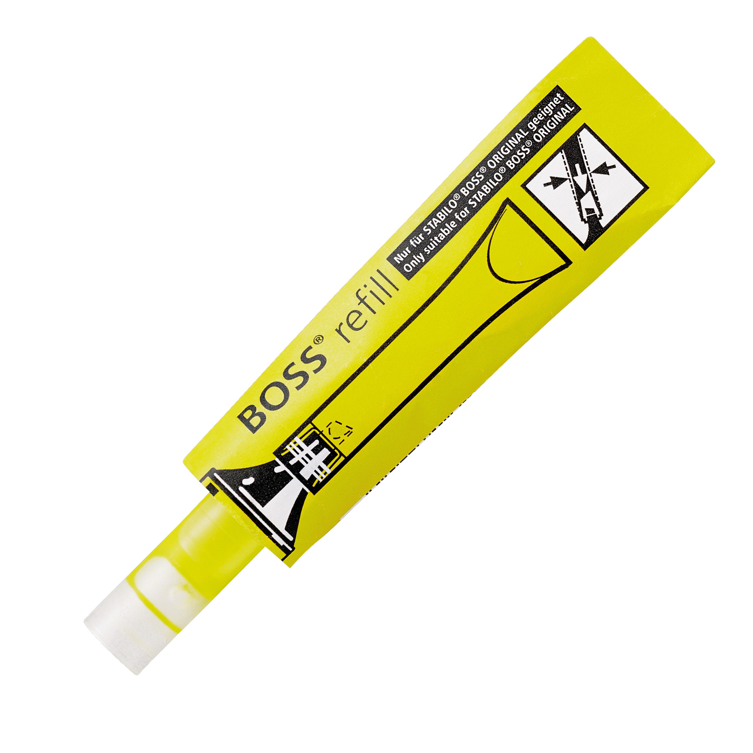 Stabilo Refills for BOSS Highlighter Pens in Yellow, Orange, Green & Pink
