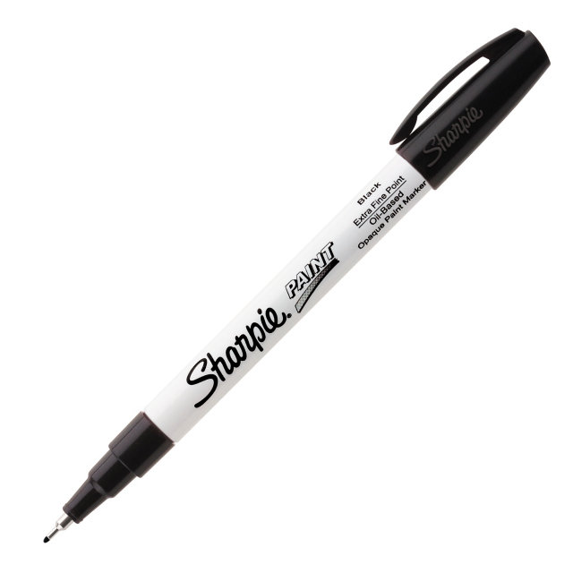 Sharpie Paint Marker EXTRA FINE Tip Pens OIL BASED Most surface Indoor & Outdoor - Picture 2 of 8
