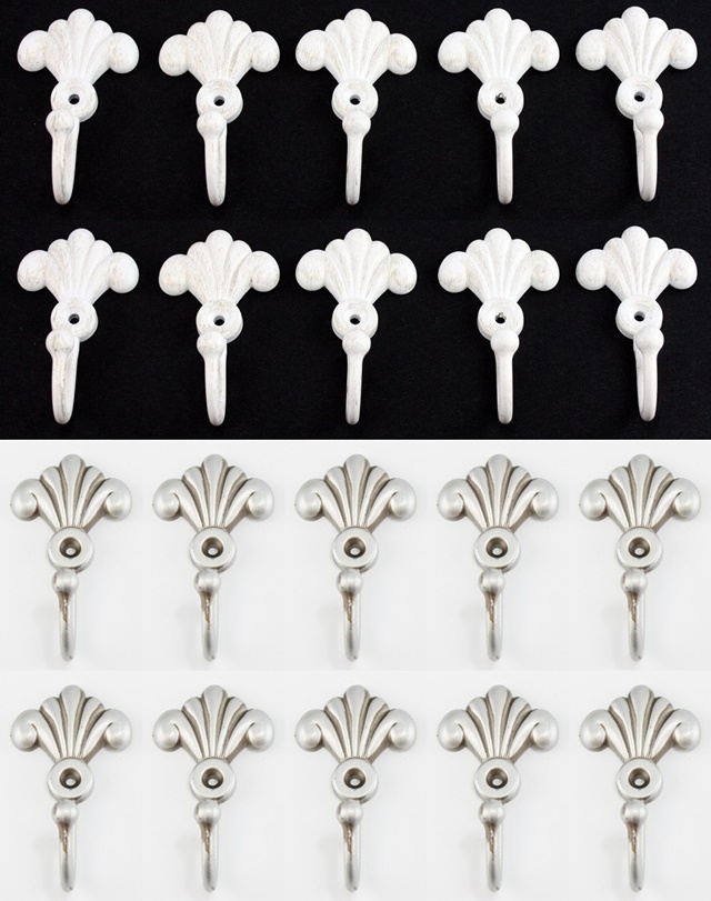 1 Pair Peacock Drapery Curtain Tiebacks Holdback Bag Coats Wall Door Hooks